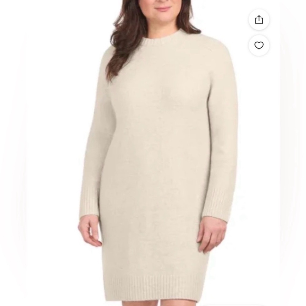 Dalia Women’s Sweater Dress - Beige Mix - XXL - NWT